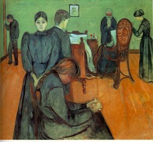Death in a Sickroom by Edvard Munch