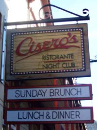 Cisero's Ristorante in Park City, Utah
