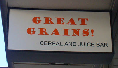 Great Grains Cereal Bar in Salt Lake City, Utah