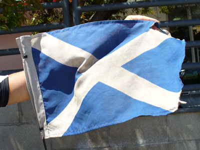 The Flag of Scotland