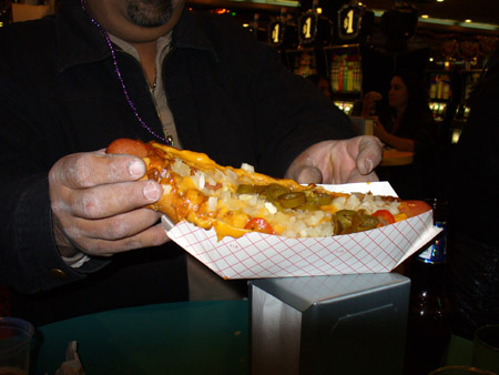 Foot Long Hot Dogs at Mermaids Casino