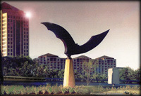 Bat Sculpture in Austin, Texas