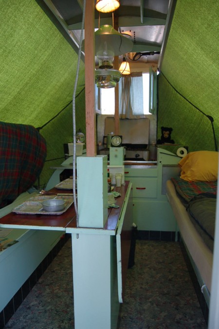 1951 Fallon Palace Trailer Interior from Starling Travel