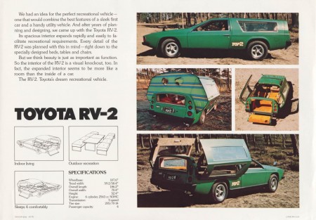 1972 Toyota RV-2 brochure