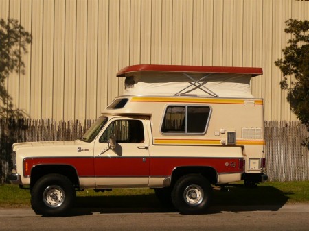 1976 CHEVROLET BLAZER CHALET CAMPER Side Profile