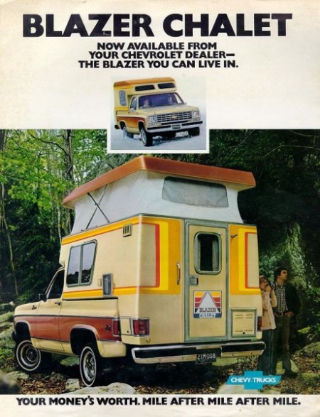 1976 Chevy Blazer Chalet Advertisement