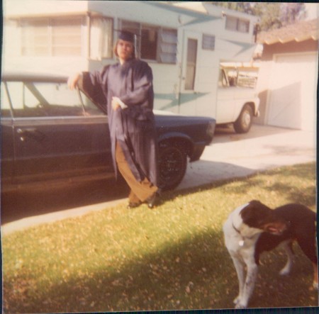 Kamp King Koach Camper GTO Hugh Barker and Fred the dog