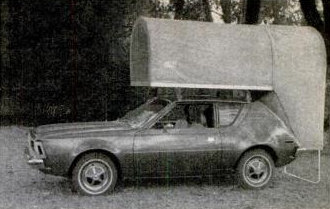 Carbak Cartop Tent Camper on a AMC Gremlin from Starling Travel