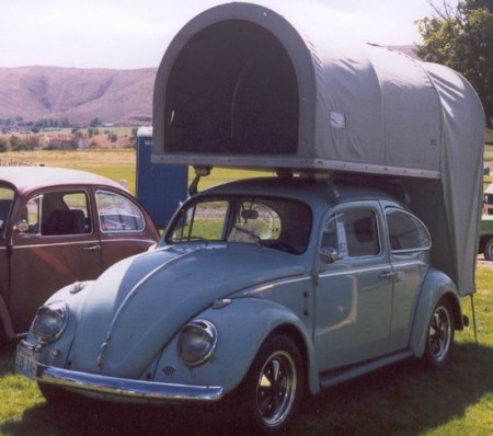 Carbak Cartop Tent Camper on a Beetle from Starling Travel