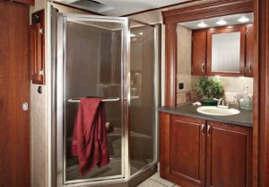 Carriage Cameo Fifth Wheel Beautiful Bathroom