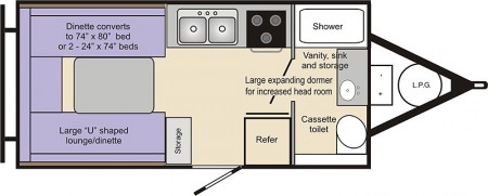 Chalet XL 1938 floor plan