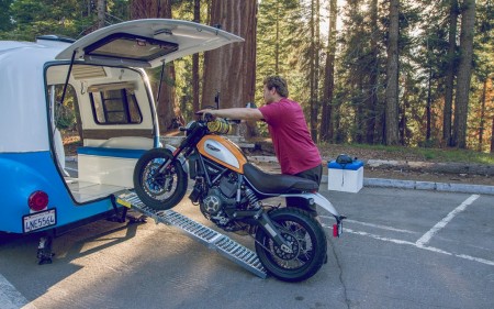 Happier Camper from Starling Travel Load Your Motorcycle