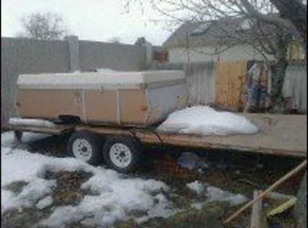 Homemade Tent Trailer Toy Hauler from Starling Travel