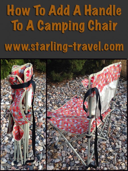 How To Add A Handle To A Camping Chair from Starling Travel
