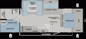 Jayco fifth wheel floor plan