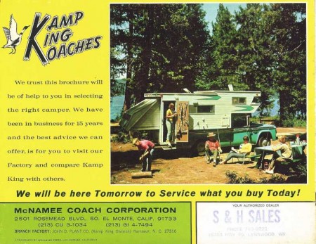 Del Rey Kamp King Sky Lounge Truck Camper brochure
