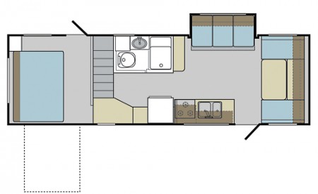 Keystone Outback Loft floorplan from Starling Travel