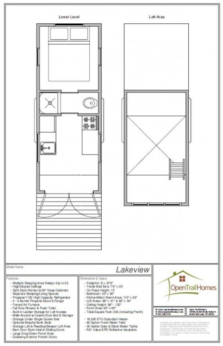 Lakeview Floorplan from Open Trails Homes on Starling Travel