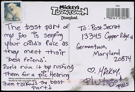 PostSecret: Mickey