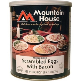 Mountain House - Scrambled Eggs w/ Bacon #10 Cans - CAN OR CASES