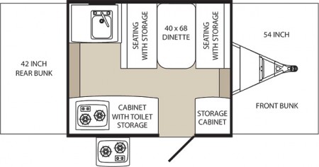 Palomino 280LTD Floorplan from Starling Fitness