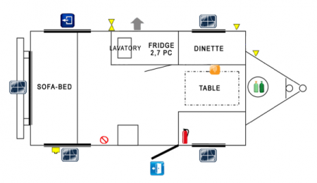 Prolite Mini Floor Plan from Starling Travel