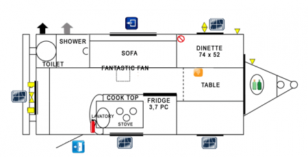 Prolite Plus S Floor Plan from Starling Travel