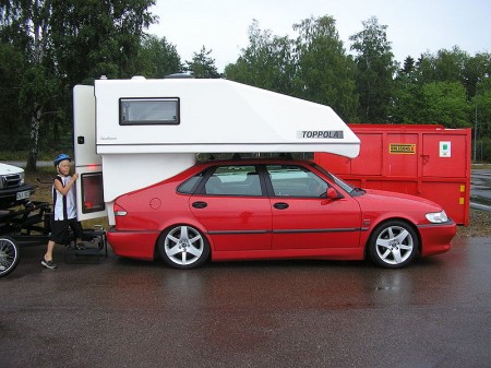 Saab 9-3 with Toppola