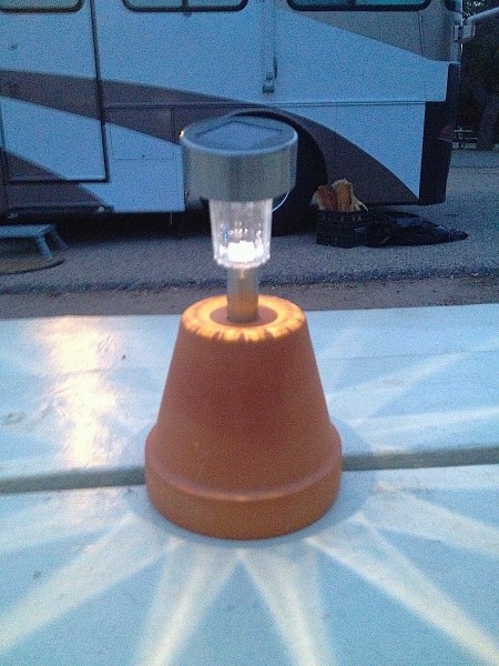 Solar Light Centerpiece from Starling Travel