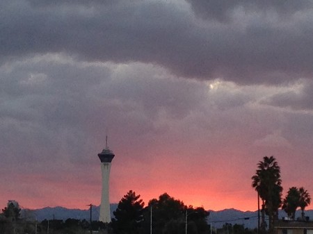 The Stratosphere at Sunset from Starling Travel