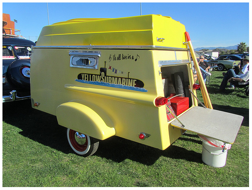 Trailerboat Trailer - 1962 (Boat on Roof) by MR38 from Flickr