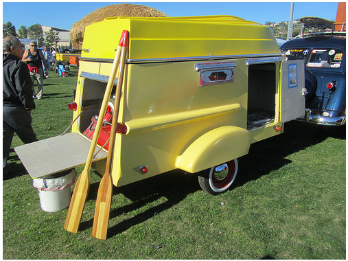 Trailerboat Trailer - 1962 (Boat on Roof) by MR38 from Flickr