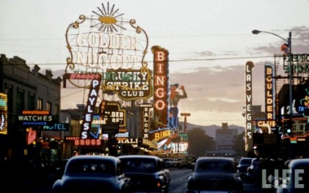 Las Vegas Neon in 1955