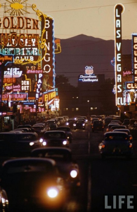 Las Vegas Neon in 1955