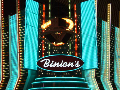 Binion’s on Fremont Street in Las Vegas, Nevada