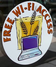 Free wi-fi at Grains of Montana